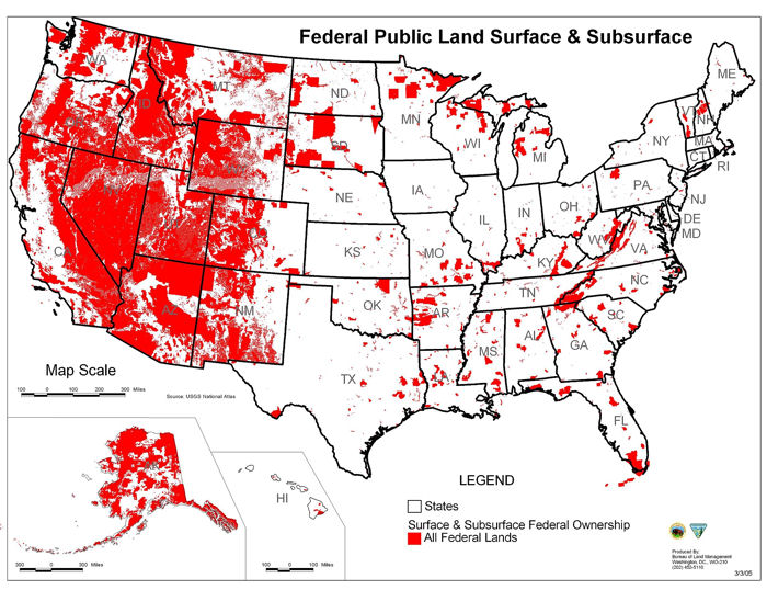 Federal Public Land Surface & Subsurface